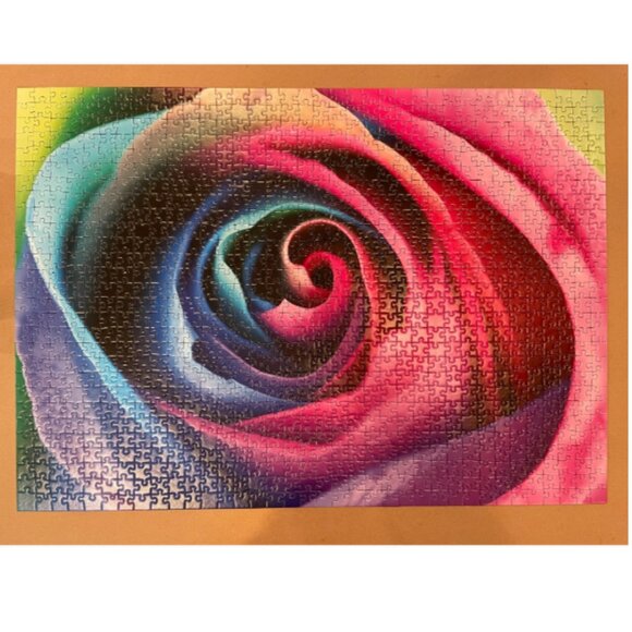 Ravensburger Rainbow Rose Challenge Series 1000 Piece Puzzle Daniela Duncan - Picture 2 of 8